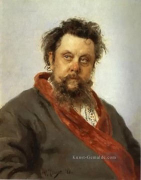  Repin Malerei - Modest Mussorgsky russischen Realismus Repin